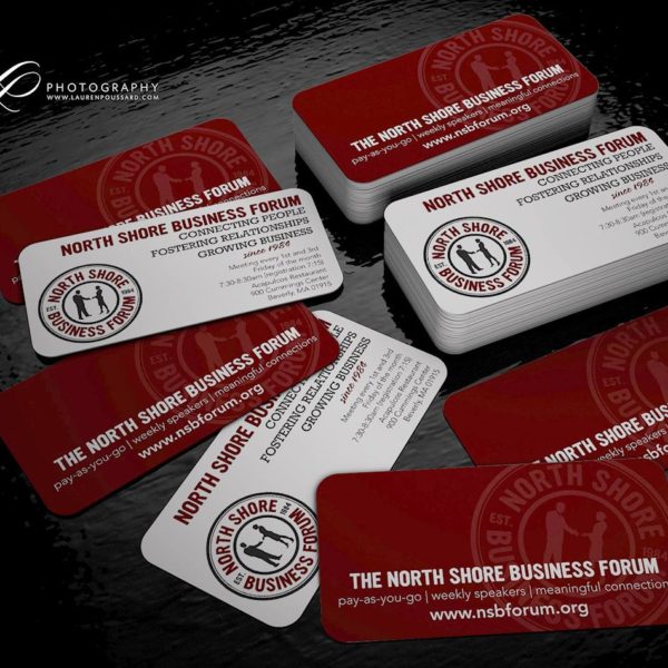 Business Cards design for local business networking group.