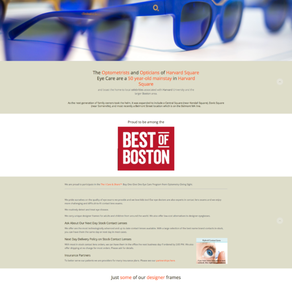 website redesign - after