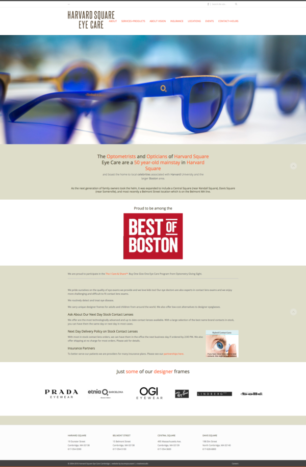 website redesign - after