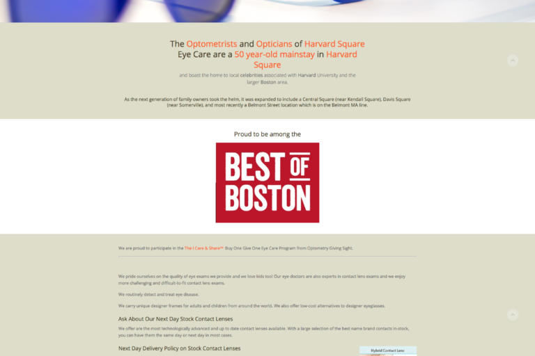 website redesign - after