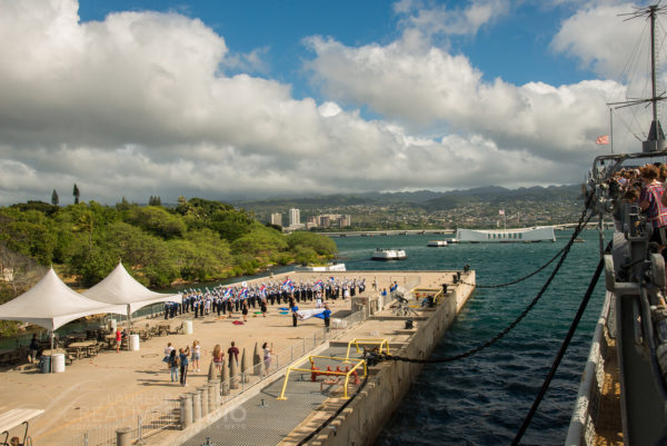Danvers High School Band performing at Pearl Harbor 2016