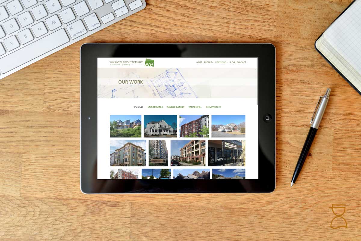 portfolio website for architectural firm in arlington ma