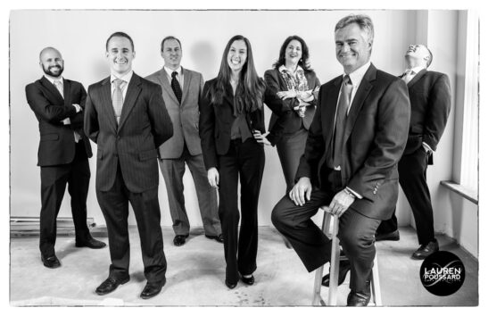Team photos for financial advisors boston ma lauren poussard photography