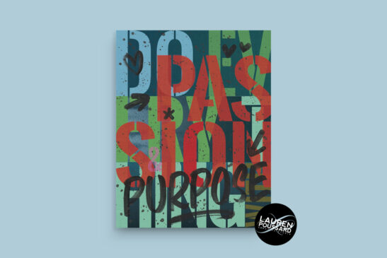 Passion and Purpose wall canvas